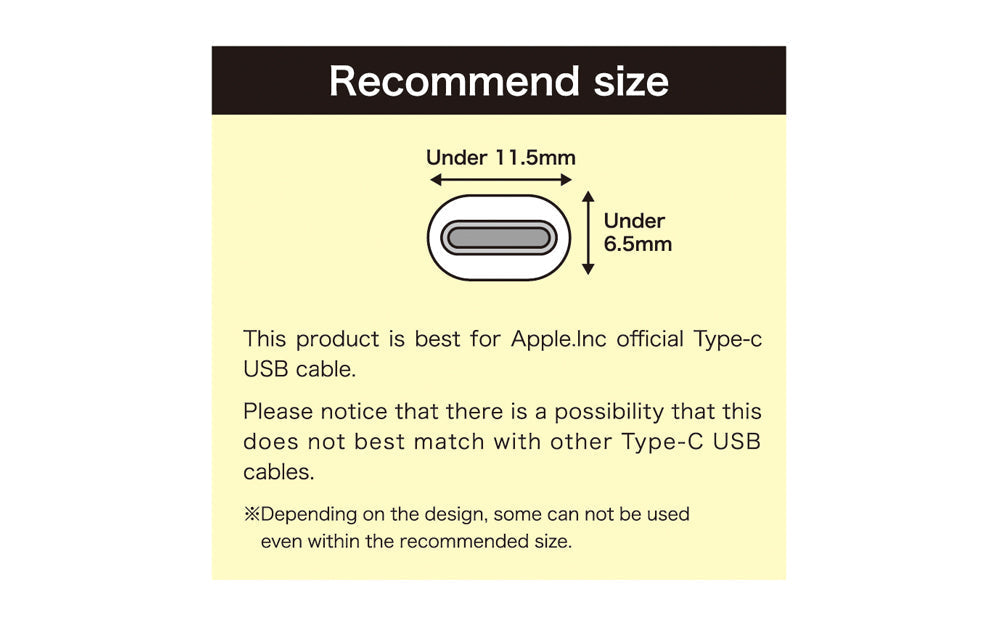 CABLE BITE for Type-C USB